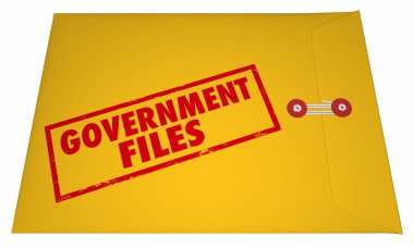 Government Files Records Sealed   clipart