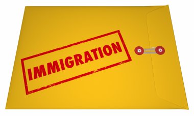 Immigration Files Documents   clipart
