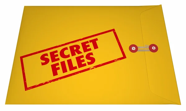 Secret Confidential Classified Files — Stock Photo, Image