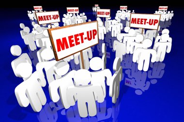 Meet-Up Groups People   clipart