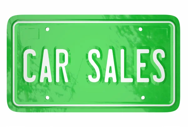Автомобильные продажи — стоковое фото