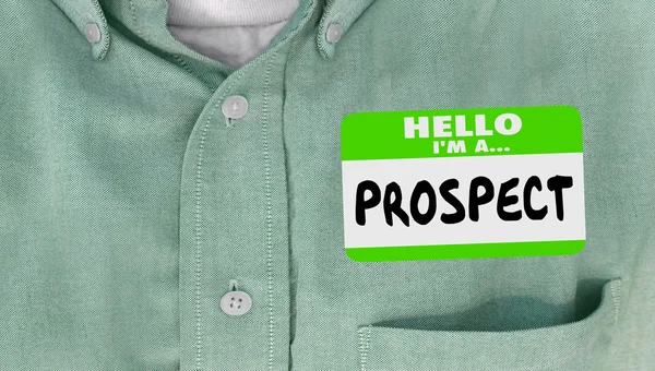 Hello I am a Prospect New Customer — Stock Photo, Image