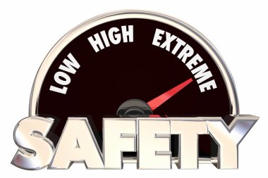 Safety Security Words  clipart