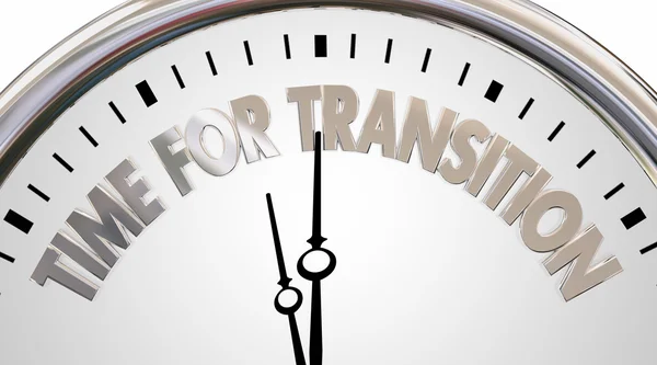 Tempo per il cambio orologio di transizione — Foto Stock