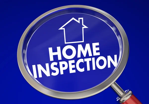 Home Inspection Magnifying Glass — Stock Photo, Image