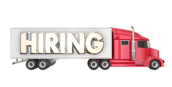 Hiring Truck Drivers — Stock Photo, Image