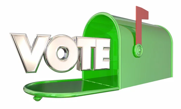 Vote Absentee Ballot Election Mailbox — Stock Photo, Image