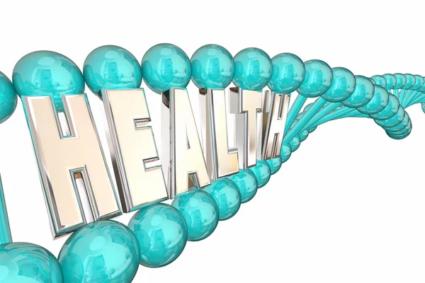 Saúde DNA Palavra — Fotografia de Stock