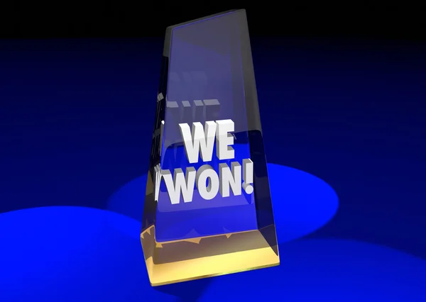 We Won Award — Stock Photo, Image