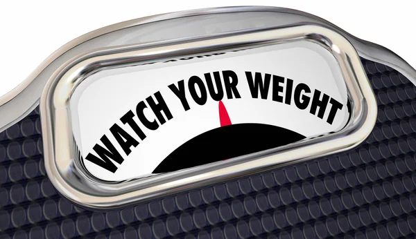 Watch Your Weight Scale — Stock Photo, Image