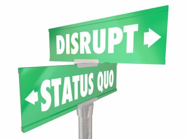 Disrupt Status - Street Signs  clipart