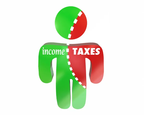 Income Taxes Earnings — Stock Photo, Image