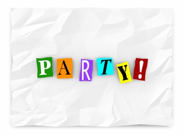 Parti Davetiyesi Not  