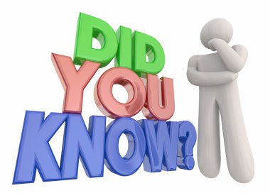 Did You Know  clipart