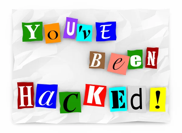 Youve Been Hacked — Stock Photo, Image