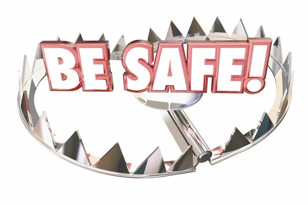 Be Safe - Bear Trap — Stock Photo, Image