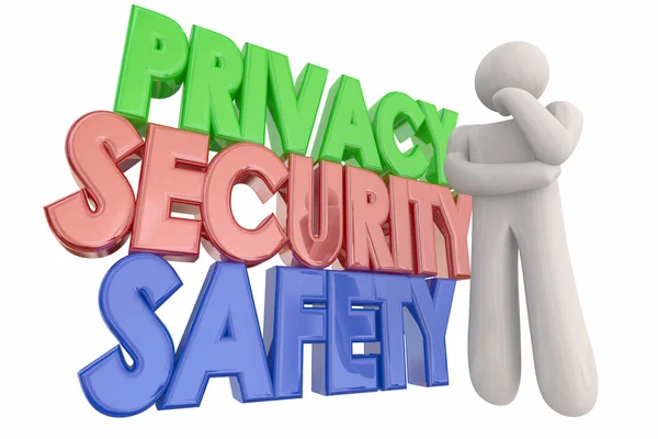 Segurança da privacidade — Fotografia de Stock