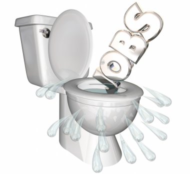 İşleri - Flush tuvalet aşağı