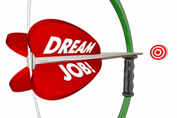 Dream Job Bow Arrow — Stock Photo, Image
