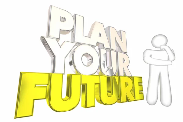 Planifique su futuro Lograr — Foto de Stock