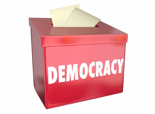 Democracy Freedom Choice Votar — Foto de Stock