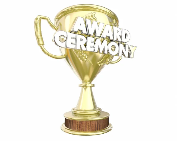 Award Ceremony Trophy — Stock Photo, Image