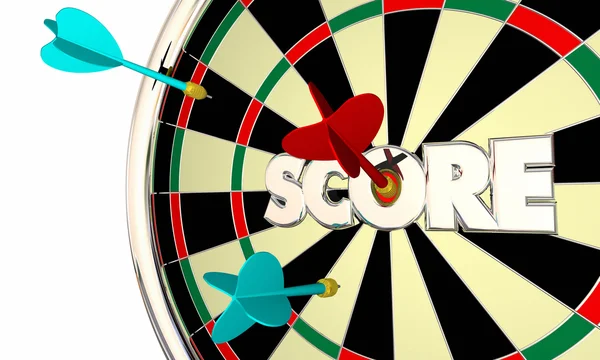 Score Dart bord — Stockfoto