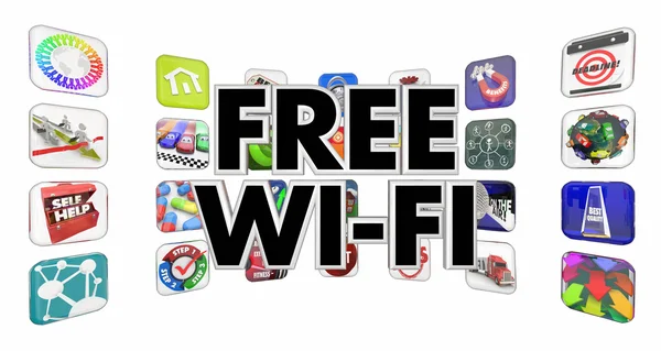 Conexión Wi-Fi gratuita — Foto de Stock