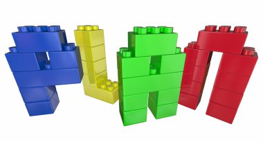 Planı oyuncak blokları