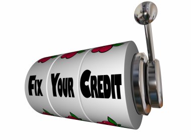 Fix Your Credit Rating   clipart