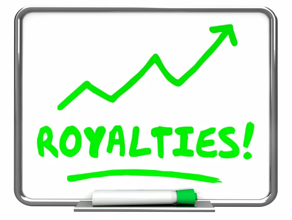 Royalties Increase Illustration — Stock Photo, Image