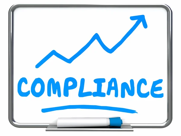 Compliance Rising Arrow — Stock Photo, Image