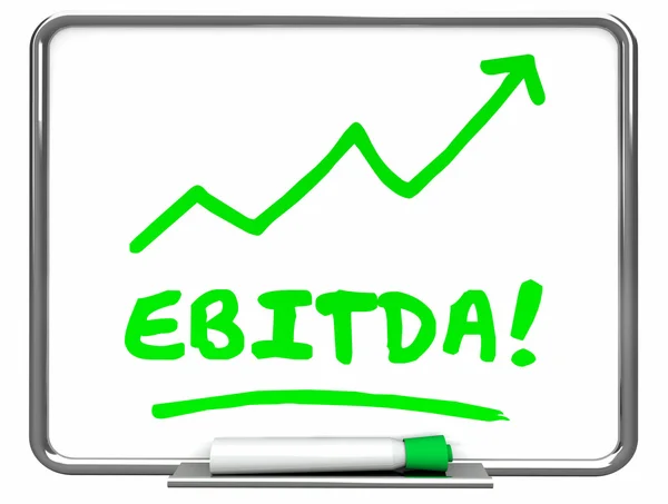 Zysk EBITDA rachunkowości ilustracja — Zdjęcie stockowe