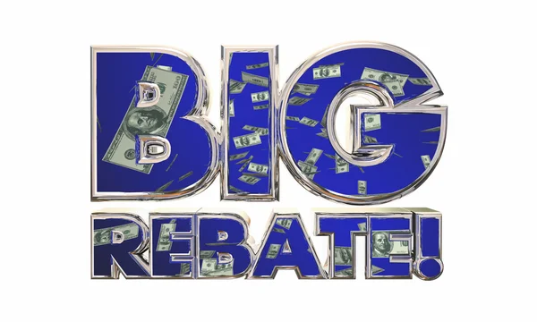 Big Rebate Illustration — Stock Photo, Image