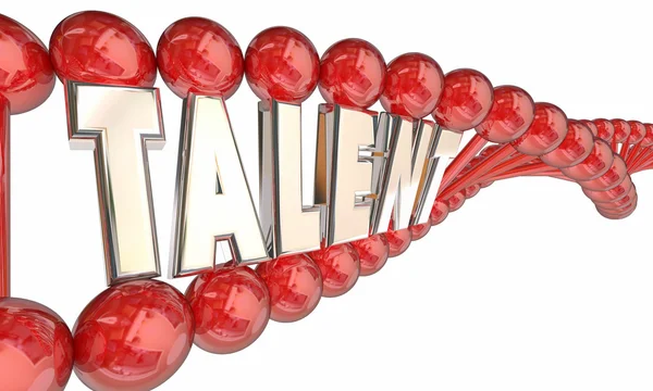 Talento DNA Habilidade Ilustração — Fotografia de Stock