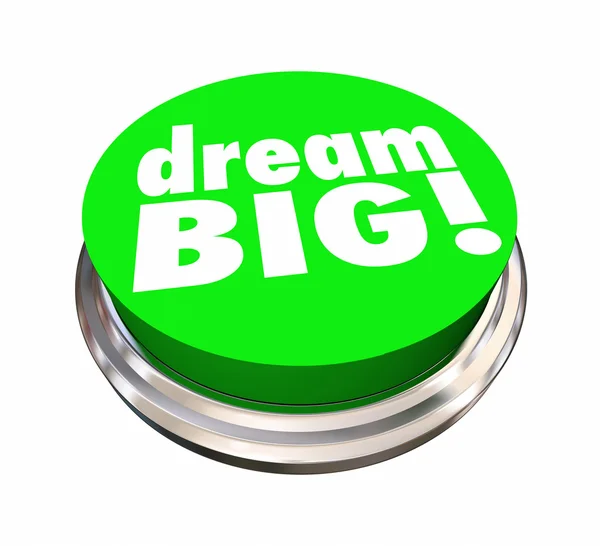 Dream Big Button — Stockfoto