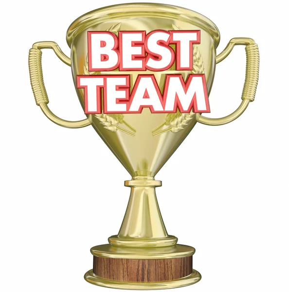 Best Team Trophy Award Prize — Stock Photo, Image