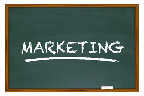 Principios básicos de la educación de marketing —  Fotos de Stock