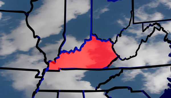 Kentucky KY Nuvole Clima — Foto Stock