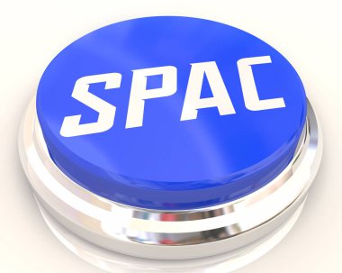SPAC Düğme İtme Özel Amaçlı Kazanç Şirketi 3d Resimlerini Etkinleştir