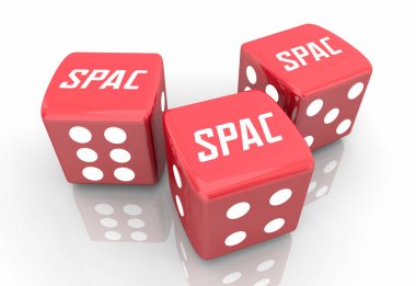 SPAC Roll Zarı Chance Özel Amaçlı Kazanç Şirketi 3D İllüstrasyon