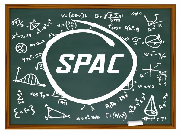 Spac Come Diagramma Ricerca Società Acquisizione Illustrazione — Foto Stock