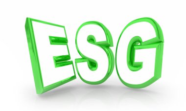 ESG Environmental Social Corporate Governance Business Company Societal Impact Goals 3d Illustration