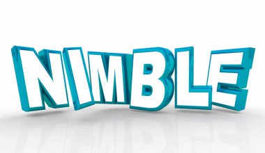 Nimble Flexible Adaptive Ready Change Winning Attitude 3d Illustration