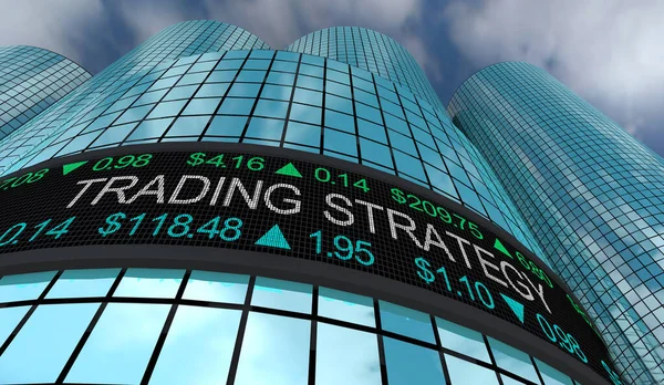 Trading Strategy Investment Plan Maximize Gains Income Earnings Stock Market — Stok fotoğraf