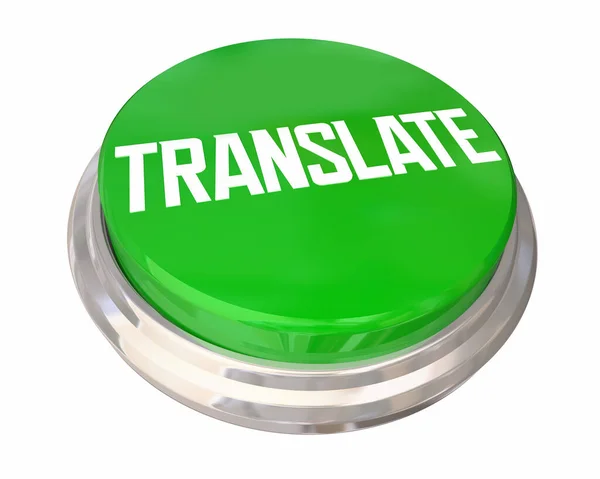 Traducir Botón Servicio Traducción Rápida Fácil Diferentes Idiomas Ilustración — Foto de Stock