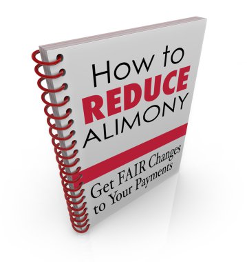 How to Reduce Alimony Payments Book clipart