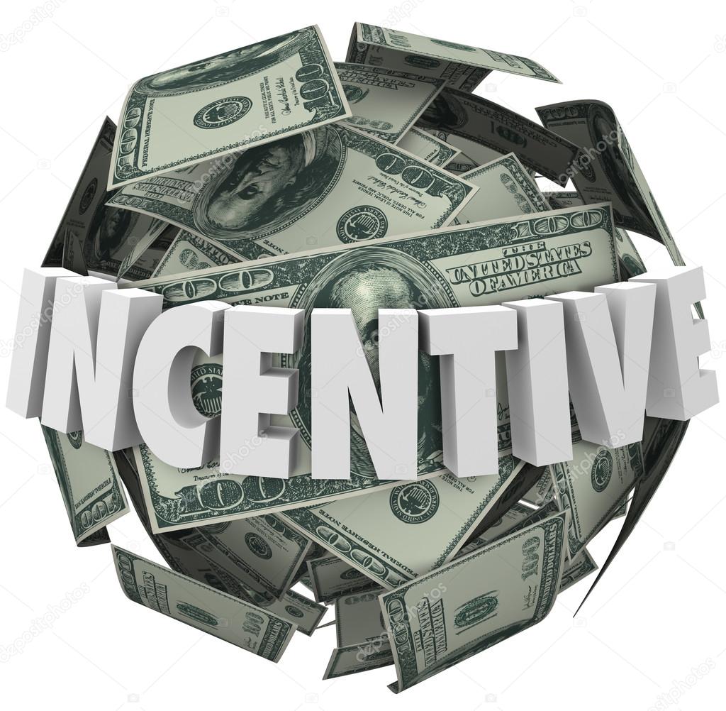 Incentive Word Money Ball Encouragement Buy Sell More