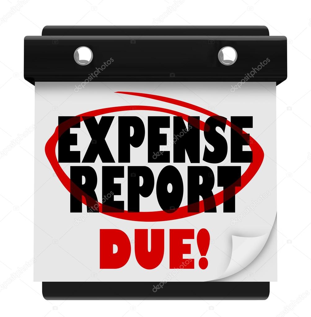 Expense Report Due Date Calendar Deadline Submit