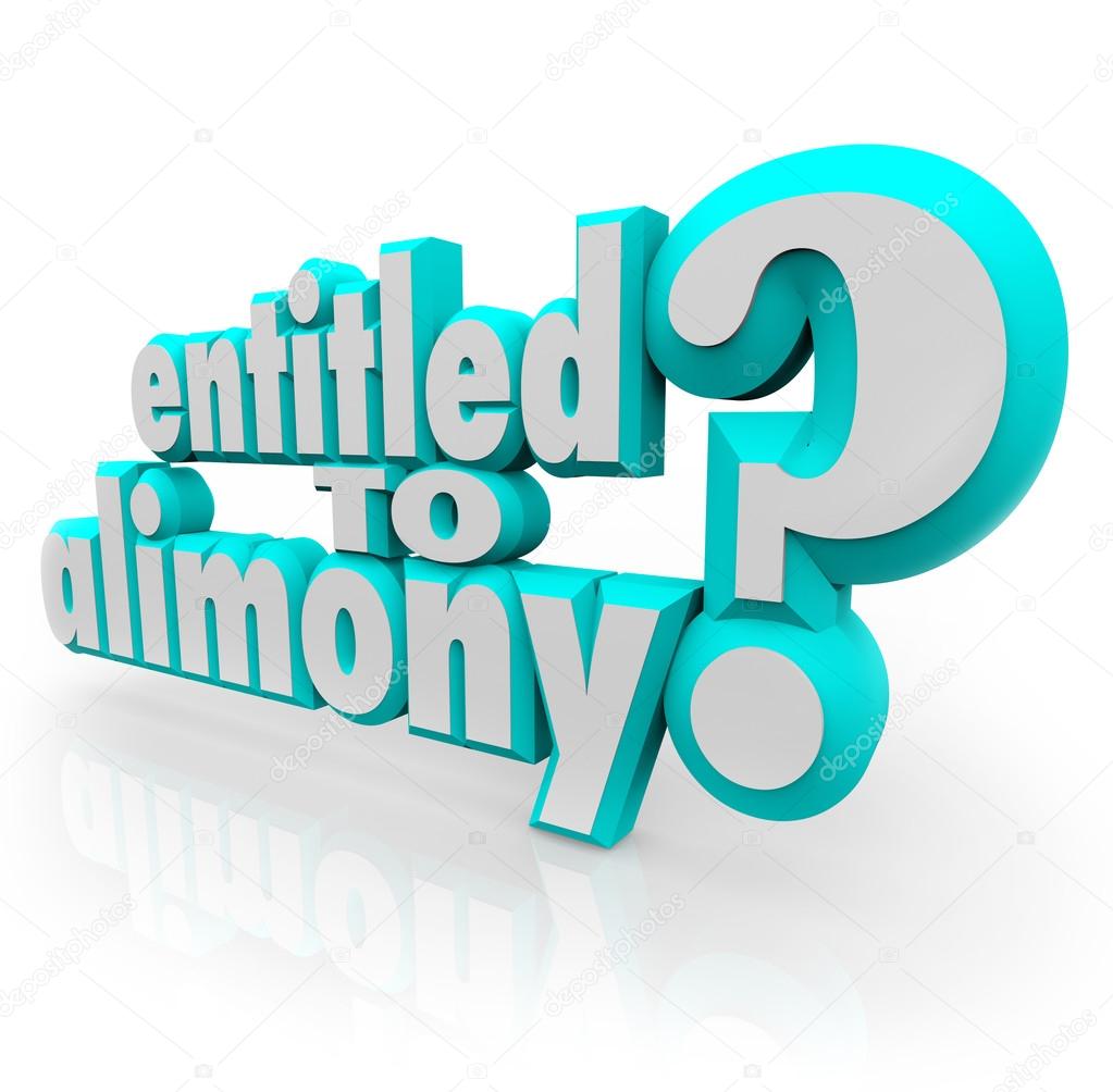 Entitled to Alimony 3d Words Legal Question